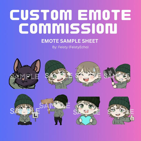 Static Emote Sample Sheet